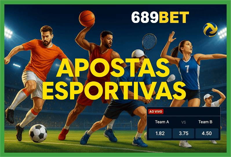 Apostas esportivas no cassino online 689BET